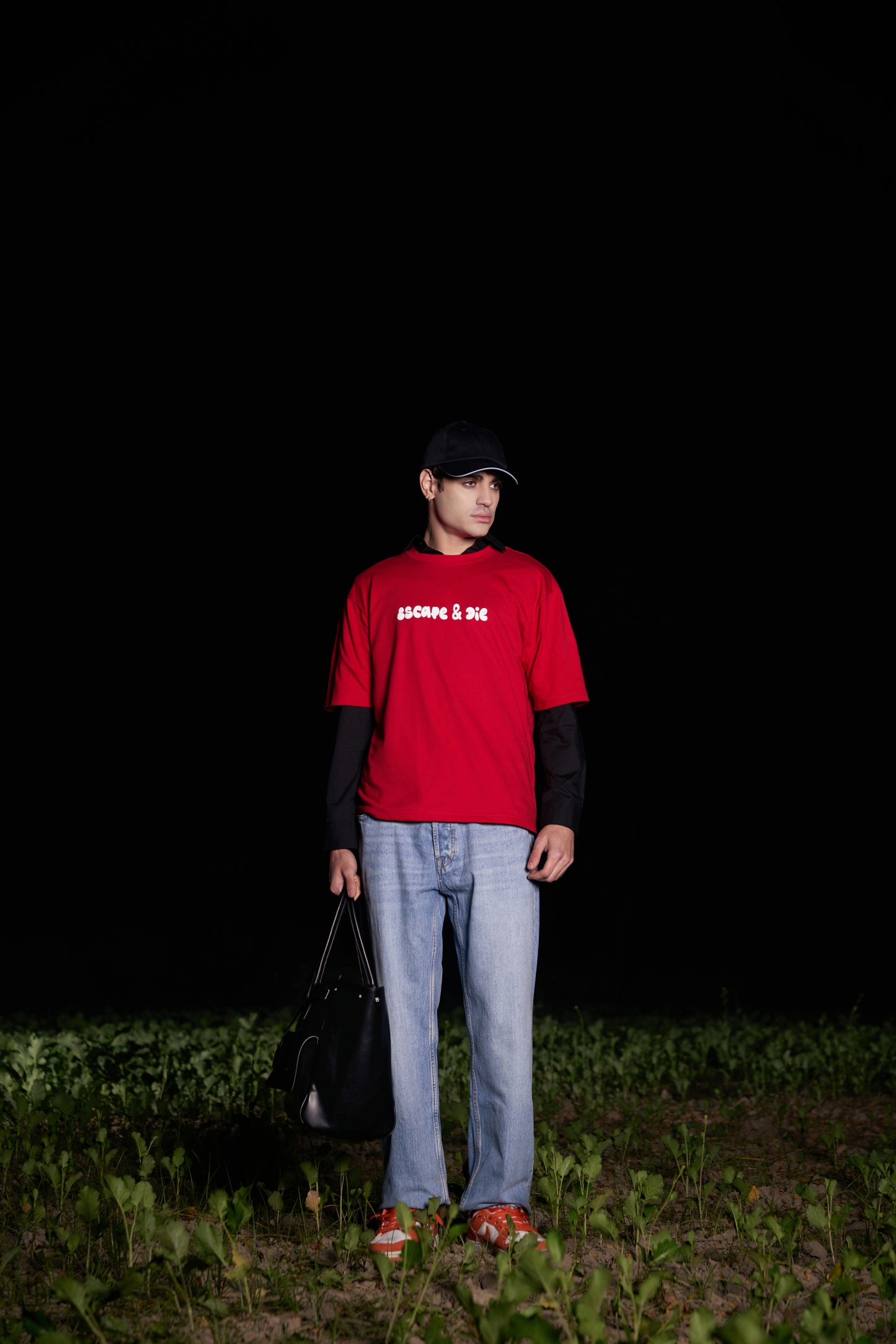 Ladder on the edge T-shirt 