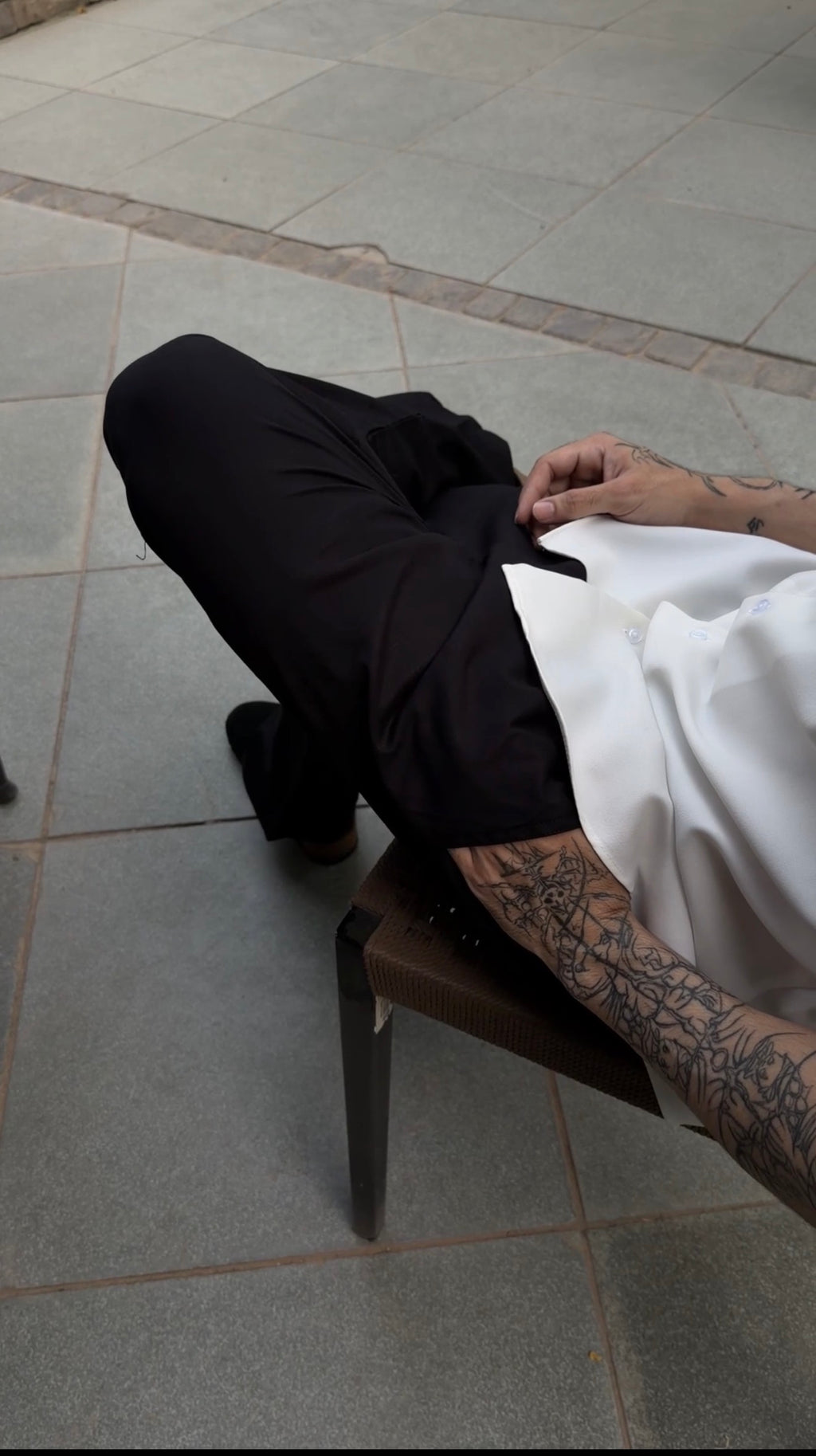 Midnight Black Pull On Linen Pants