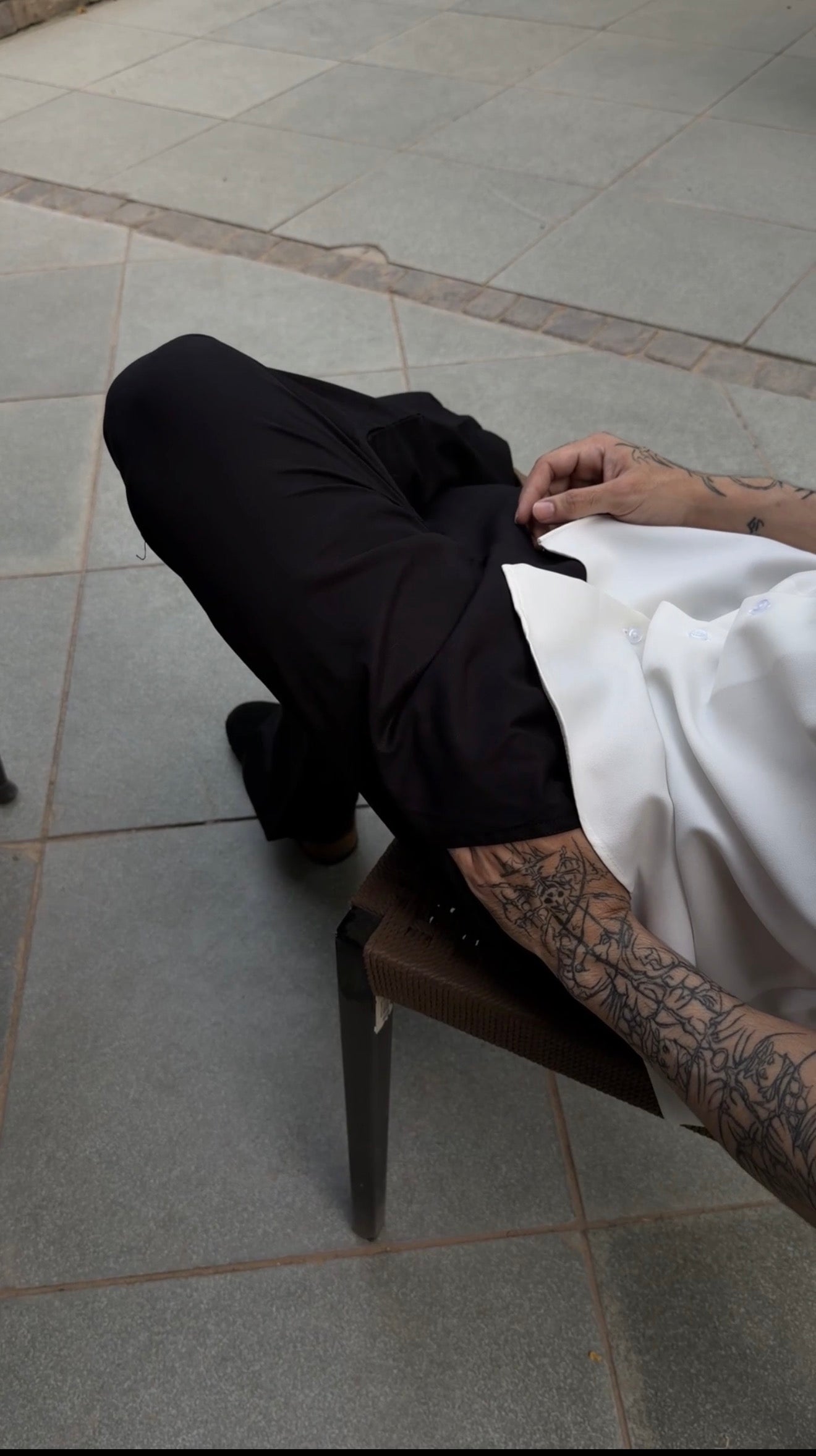 Midnight Black Pull On Linen Pants