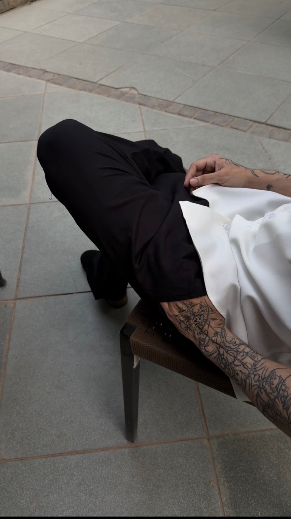 Midnight Black Pull On Linen Pants