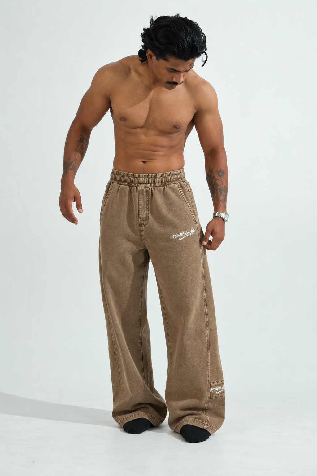 DESERT ESCAPE SWEATPANT (TAN)-thumbmail-5