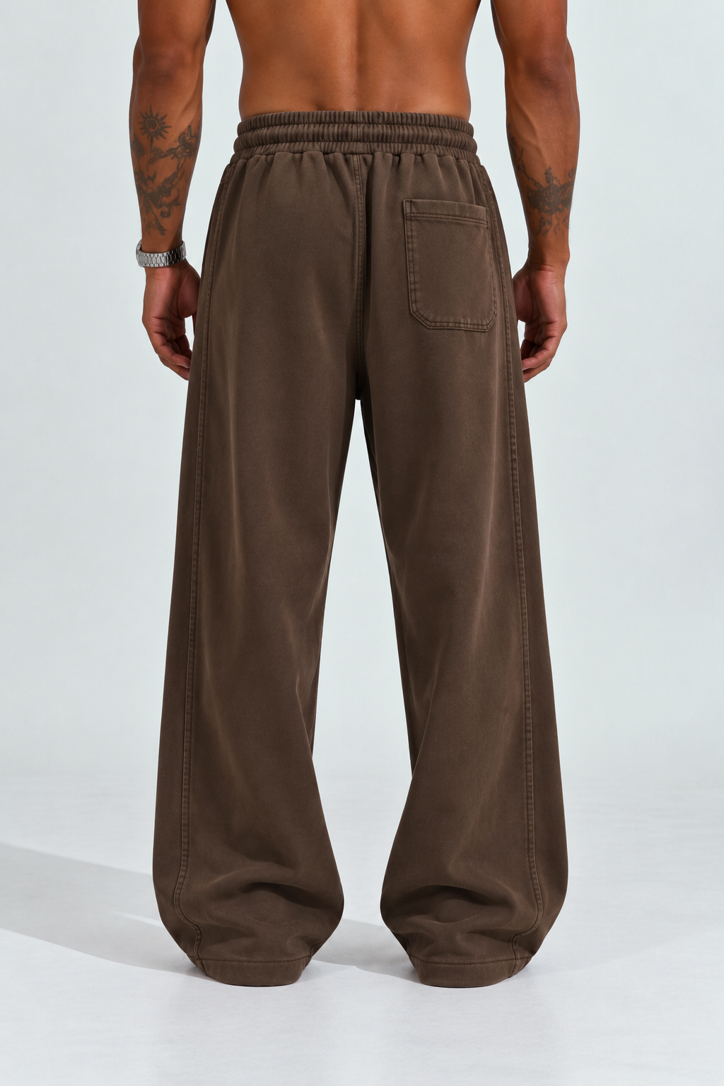 COCOA FLEX SWEATPANT (BROWN)-thumbmail-2