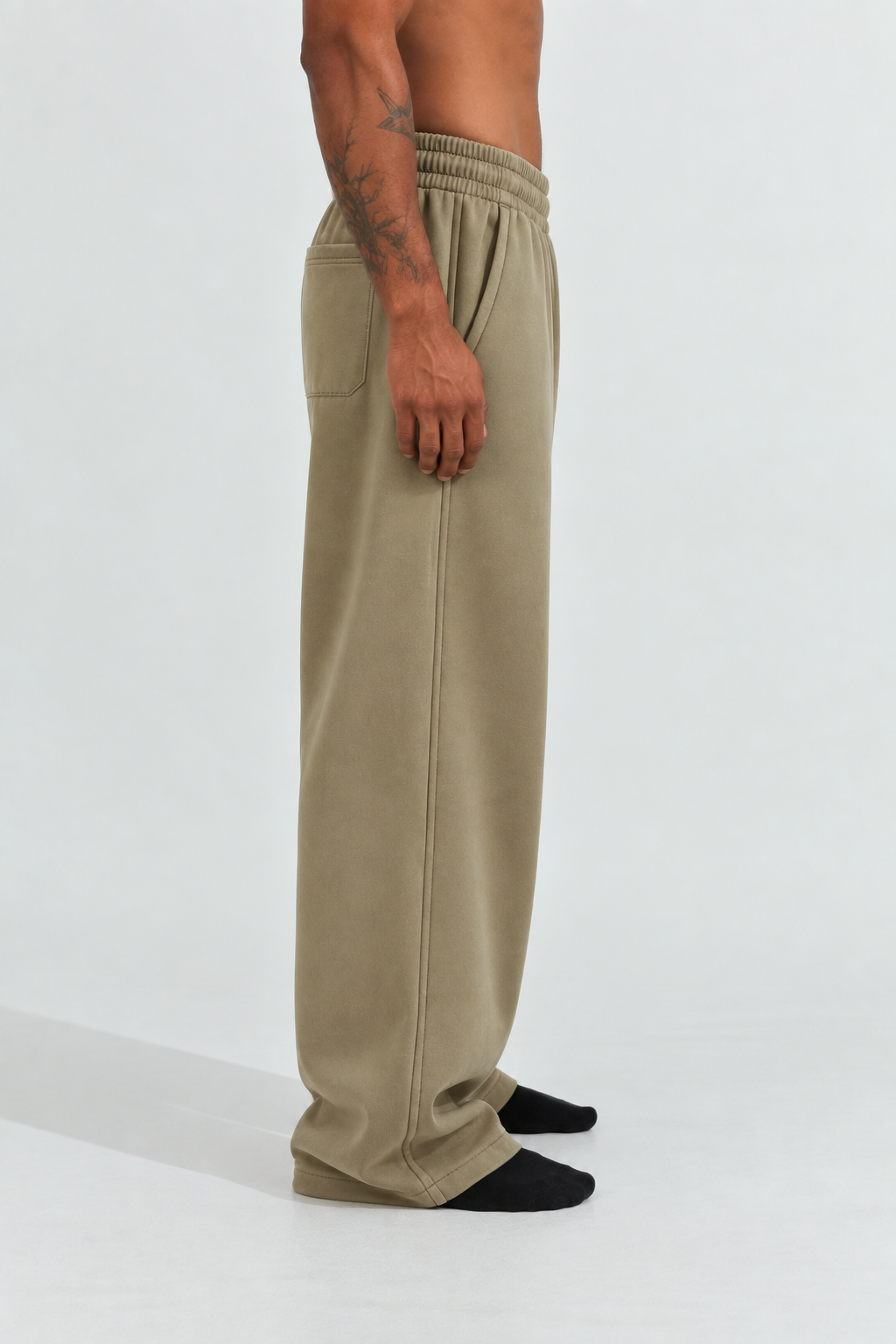 SAND MOTION SWEATPANT (BEIGE)-thumbmail-2