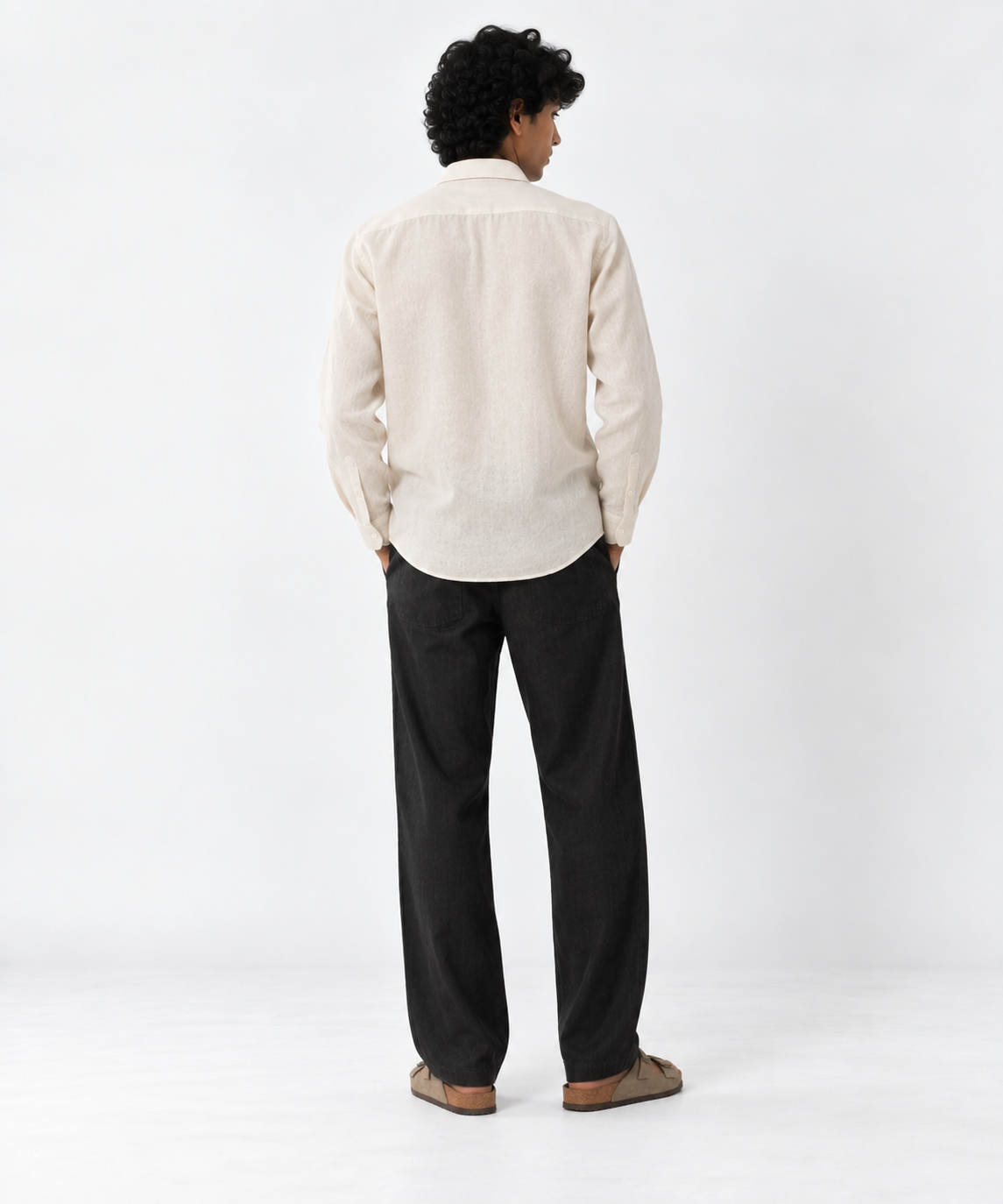 Off White Irish Linen Shirt-thumbmail-4