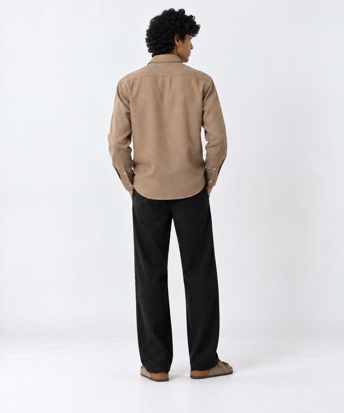 Tan Irish Linen Shirt-thumbmail-4