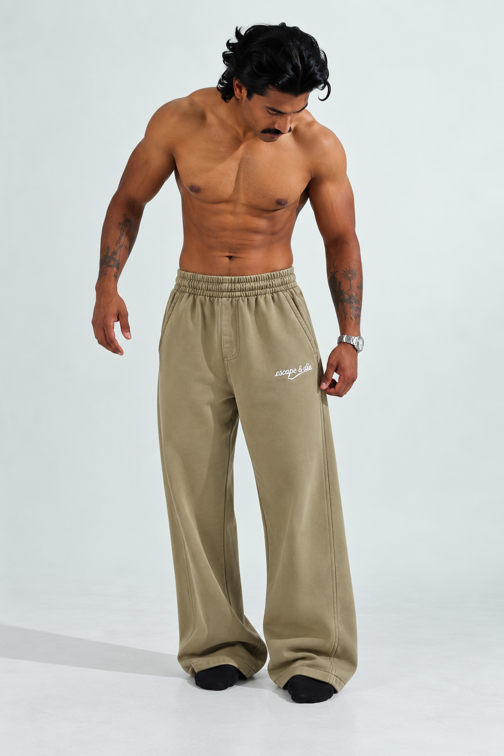 SAND MOTION SWEATPANT (BEIGE)-thumbmail-5